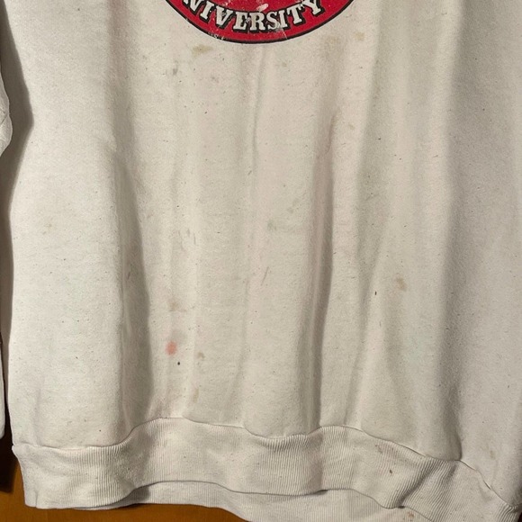 Vintage I Support Indiana University Athletics‎ IU Hoosiers Sweater XL USA - Picture 4 of 9